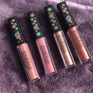 Set of 4 Smashbox Liquid Lipstick Minis X18